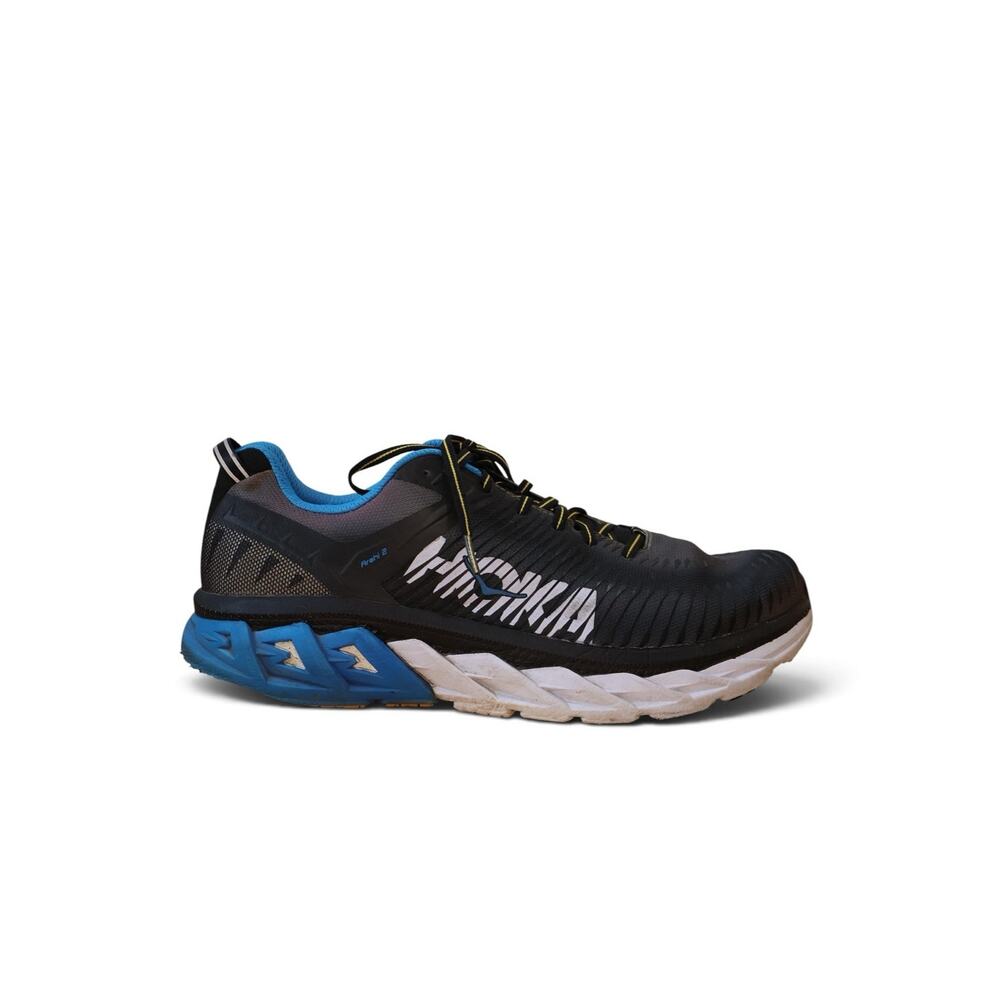 Hoka One One Arahi 2 Running Sneakers Athletic Shoes Grey Blue Men's Size 12.5